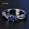 Кольцо солятерии Ffgems Gemstone Zultanite Amethyst Silver Ring Blue Sapphire Ring Silver 925 Ювелирные кольца для женщин для женщин. Обручальные кольца D240419
