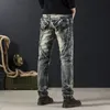 Homme cowboy pantalon rétro pantalon 90S Streetwear masculin jeans moto droit basse monture harajuku luxe régulier xs coréen style 240408