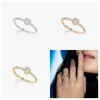 Cluster Rings Woman's Made of S925 Sterling Silver Material Set With Zircon Simple Jewelry Accessories Birthday Present