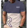 T-shirts masculins 2024 T-shirts pour hommes décontractés Vêtements de printemps ombre chemises surdimensionnées surdimension