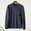 Мужские свитера Флисовые дизайнерские дизайнерские джемпер шерстяной шерстяной толстовки высококачественные толстовок.