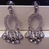 Dangle Earrings Long Big Cz Crystal Wedding Earrings/brincos Longos/kolczyki Damskie/boucle D'oreille Femme/brincos Grandes Fashion Para