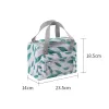 Väskor Highcapacity Isolated Oxford Cloth Lunch Bag Portable Crossbody Thermal Picnic School Food Container Bento Box Cooler Bags