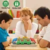 3Dパズルゲーム大人と子供向けの木製ボードダイスゲーム2-4プレーヤーファミリークラシックテーブルトップバージョンのクラスルームパーティーまたはパブ240419