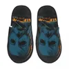 Slippers Film de terror casual Halloween Michael Myers Men Mulheres Mulheres Lazer Pantoufle Homme Home