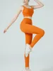 Ropa de yoga de 2 piezas para mujer chándal para mujer ropa pilates fitness traje de entrenamiento gimnasio de gimnasio