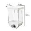 Storage Bottles Wall-Mounted Food Dispenser Tank Sealed Can Oatmeal For Beans Candy Rice