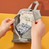 Cosmetische zakken grote capaciteit draagbare reismake -uptas vrouwelijke tote ondergoed sokken vouworganisator toiletische zak opslag