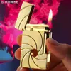 Gorse Long Sound Butane zonder gasmetaal lichtere vlam verstelbare vuursteen vervangbaar draagbaar lichter high-end retro heren geschenk