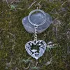 Keychains Personnalité vintage Creative Love Mushroom Pendant Pendre Hommes de trèfle Men de la fête des femmes