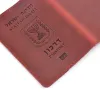 HOUDERS Echt lederen Israëlische paspoorthoes voor de Israël creditcardhouder Hebreeuwse paspoortcase unisex Travel Wallet