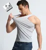 3PCSLOT Cotton Mens Underwear Sous-Sleevel Top Top Muscle Solid Muscle Vester inférieur ONECK Gym Vêtements Tshirt Homme Vest mâle 4xl 240403