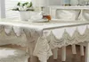 Europa luksus haftowany stolik obrusowy okładka stół koronkowa tkanina gęsta złota aksamitna retro fatera