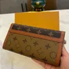 Vrouwen luxe ontwerpers korte portefeuilles dauphine handtas tas dames reismogersportemin munt portemonnee 12 cm met originele doos immbj