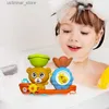 Sand Play Water Fun Toddler Bath Toys Bear and Bee Water Tub Toys Water Table Pool Bath Time Bathtub Toy Floating Pool Boat For Babies Kids Toddler L416