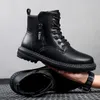 Casual Shoes Men's Sneakers High Top Leather Shoe Men Selling Products 2024 Autumn Man Outdoor Anti Slip Boots