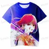 T-shirts masculins Oshi no ko t-shirts anime manga 3d imprimé strtwear hommes femmes fashion fashion t-shirt harajuku kids ts tops vêtements t240419