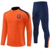 New 24/25 kids Netherlands national team jersey Brazils set training suit for children and adults MBAPPE Portugal jogging training footbinding sportswear kit