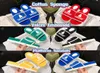 With box sandal xAD Cotton Sponge magic tape Embossed Platform Sandals men women designer slipper beach shoes blue red yellow blac9025000