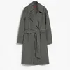 Płaszcz wełniany płaszcz o średniej długości damskiej płaszcz włoskiej marki luksusowy płaszcz kaszmirowy płaszcz kaszmirowy k1og