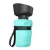 Storage Bottles 520ml Collapsible Dog Water Bottle Pet Feeding Bowl Outdoor Travel Drinking Lightweight