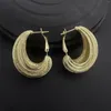 Boucles d'oreilles de collier Ensemble de bracelet bijoux Dubaï pour femmes 18 K Gold Golden Chain Fashion Bridal Weddal Party Party