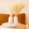 Fleurs décoratives Artificiel Pampas Grass Supplies Bohemian Chic Decoration Nordic Home Decor Garden Party Salon Ornement