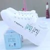 Casual Shoes 2024 Lace Up Little White Female Student Flat Bottom Korean Breathable Soft Leather Canvas