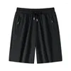 Herren Shorts Sommer lässige lockere und atmungsaktive Jogging Tactical Reißverschluss Pocket Fitness Street Vielseitige Kleidung