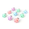 Continuez à cultiver 10pcs Round Silicone Pacificier Clips Holder A Gratuit Baby Detrsers Handma Chain Accessories 240415