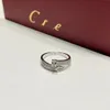 Classic Designer Cuff Ring Luxury Brand Gift Jewelry Ring Original Packaging High Quality Love Charm Ring Fashion Style Jewelry