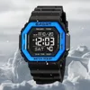 Wristwatches Skmei 1988 Mens Military Countdown Chrono Wristwatch 5Bar مقاومة للماء على مدار الساعة Hombre Back Light Sport Watches