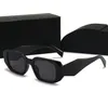 Square Solglasögon HD-linser UV400 anti-strålning Street Fashion Sun Glasses Designer Mäns kvinnors solglasögon unisex full ram oval adumbral med låda