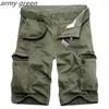 Shorts maschile Summer Mens Fashion Massuals Cotone Casual Shorts sciolto Shorts cargo di grandi dimensioni 240419 240419