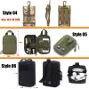 Förpackar militär taktisk väska midja EDC Pack Molle Tools Holder Medicinska väskor Hunting Accessories Belt Pouch Outdoor Vest Pocket Wallet