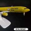 Skala 1 250 Metal Aircraft Replica Mexico Airline Mercado B737 Airplane Aviation Model Miniature Art Kid Fidget Boy Toy 240408