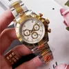 Panda Ditong Full-Automatic Mechanical Watch Fine Steel Ceramic Ring Lysande original Buckle Tape Steel Band Watch Male