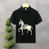 Polos pour hommes Designer 2023 Polo d'été Chine-Chic T-shirt à manches courtes en vrac moitié haut blanc mode couple JUEX