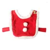Abbigliamento per cani Autunno e Poncho invernale Mini Cold Red Neck Bell Christmas Shawl Christmas Cloak Pet Cat Forte