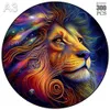 3D Puzzles Lion drewniana łamigłówka dla dorosłych zwierzęta drewniane łamigłówki 3D drewniane zabawki dla dzieci koncentracja