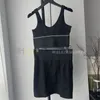 Sexy Ladies Designer Dresses 2 Piece Sets Sports Vests Tank Top Summer Hot Women Slim Bra Skirts Suit