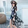 Women's Jackets 2024 Sunscreen Clothing Long Summer Shawl Thin Coat Chiffon Cardigan Beach UV Protection E294