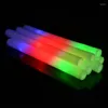 Décoration de fête 5pc Sticks Glow Stick coloré en mousse LED avec lumières RVB brillance dans les accessoires sombres pour le décor de baccalauréat du bar