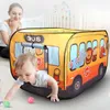 Game House Play Tent Bus Ocean Car Pop Up Toy Playhouse Children Boy Boy Girls Indoor House Ocean Balls Tenda giocattolo 240415