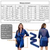 Salon de sommeil pour femmes fkybdsm robe robe silky lingerie lingerie nightgown longewewear pyjamas sommiers d240419