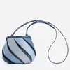 DrawString Versatile Bucket Bag Handbag Women's Mini Trend Color-Blocked One-Shulder Crossbody