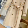 Trench da donna Designer Piping Cotton Gabadian Trench Windoseker 9MWR