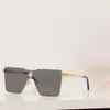 Nouvelles lunettes de soleil de design de mode Z1700U Cadre métallique carrée avec embellissement en diamant populaire et simple style uv400 Protection des lunettes Nice