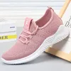 Chaussures décontractées baskets féminines Summer confortable Fashion Fashion Femmes Femmes Soft Soft Polyvylele Lace-Up Running