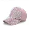 Girl Baseball Cap Hat Designer Pearl Rhinestone Baseball Hats For Women Fashion Casual Caps Lady Whole4957378